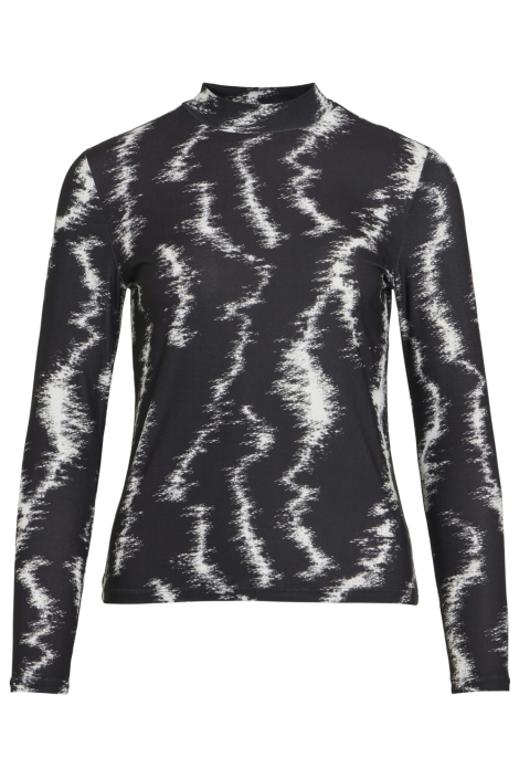 Vila vileoa l/s high neck top - noos